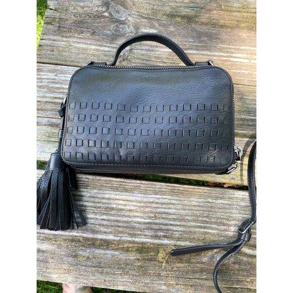 Tumi Voyageur No-Ho Angie Leather Crossbody Bag in Black - Picture 1 of 13